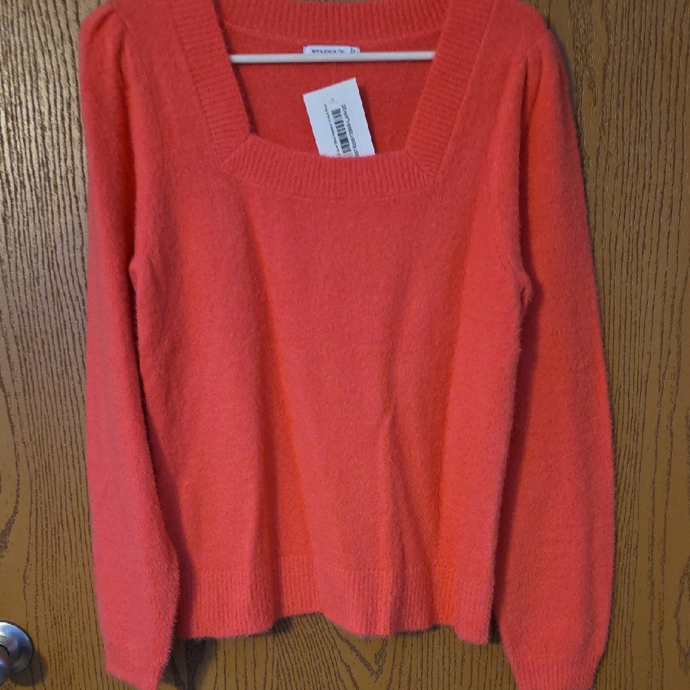 Staccato Women's Vibrant Pink Crew Neck Sweater